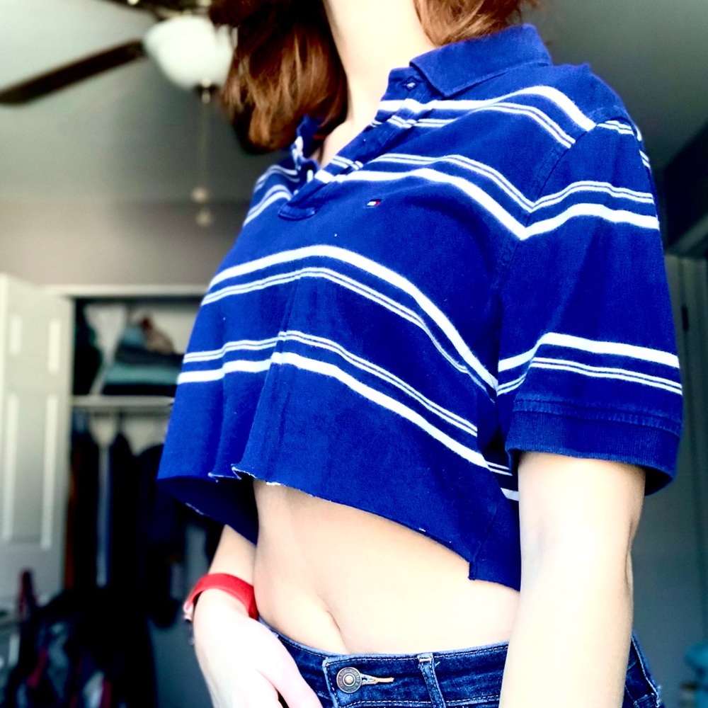 SOLD Tommy Hilfiger Cropped Shirt